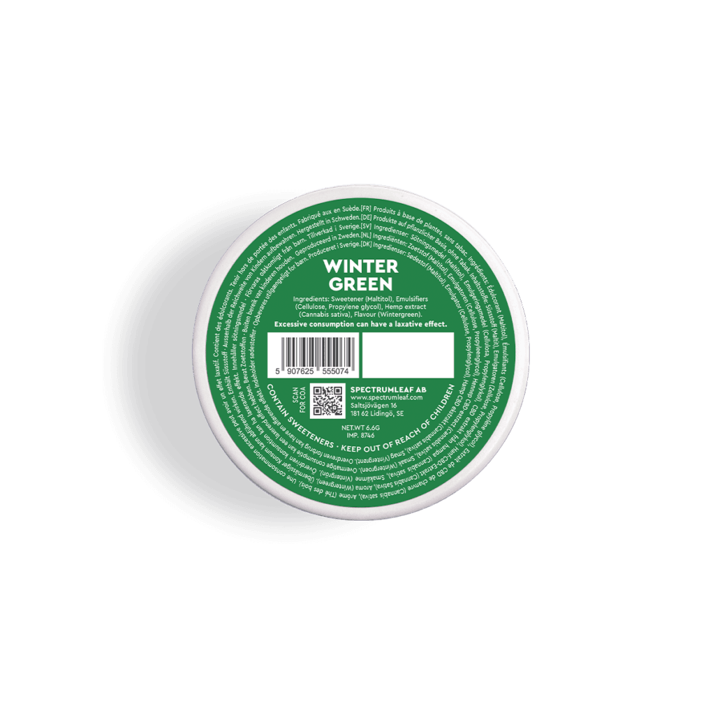 Winter Green Back