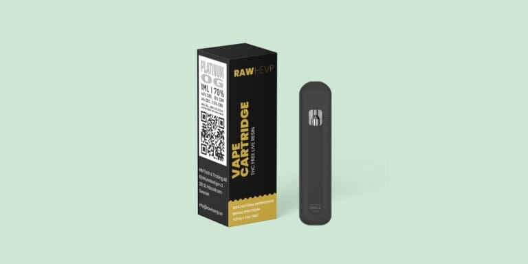 Platinum OG vape från Raw Hemp