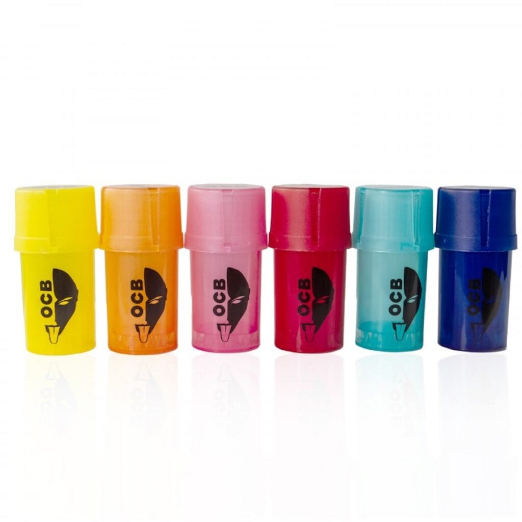 Colorful OCB transparent grinders collection
