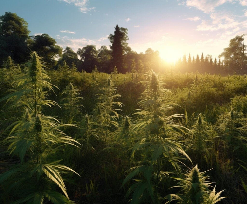 Cannabis field