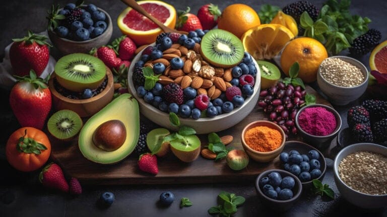 Frukt och grönsaker som är rika på flavonoider
