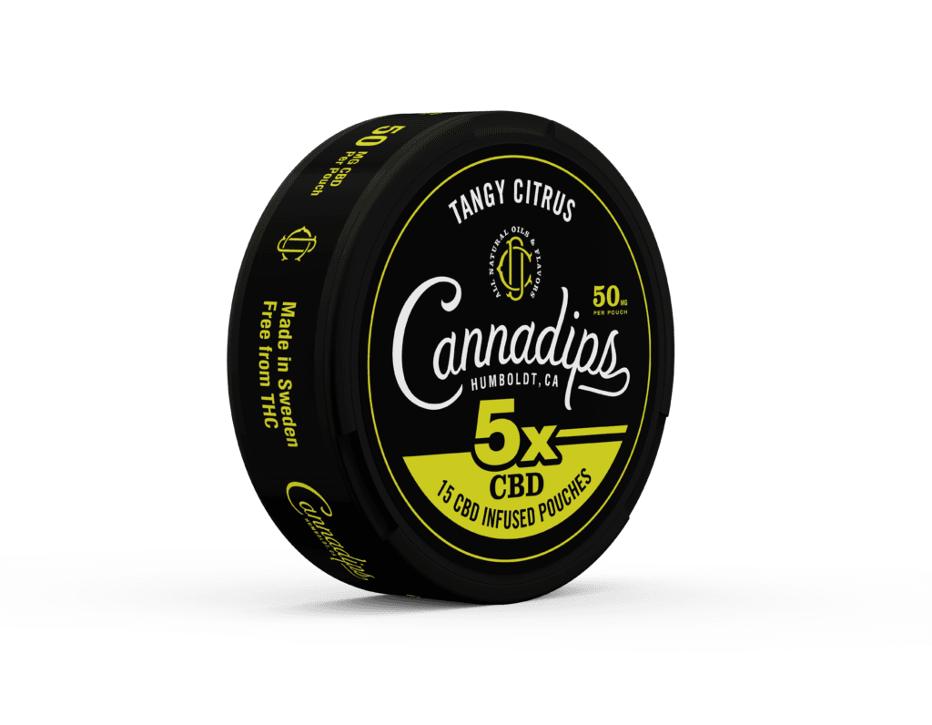 Cannadips Tangy Citrus 5x CBD standing