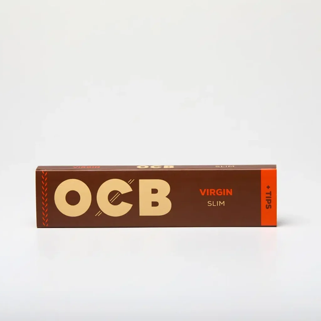 OCB Virgin Slim King Size Slim oblekt rullpapper med filtertips