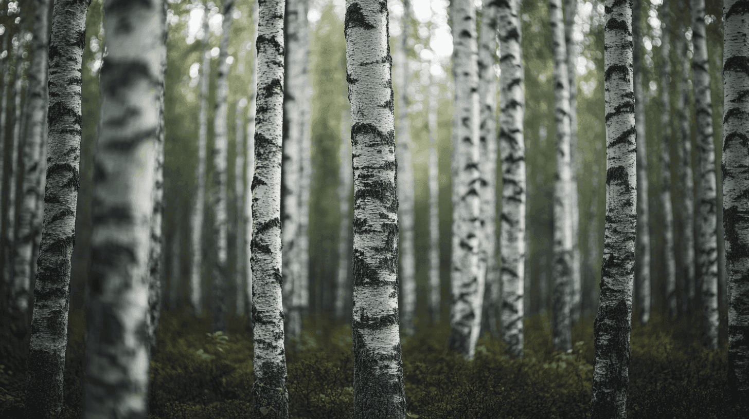 Chaga Svamp växer på björk
