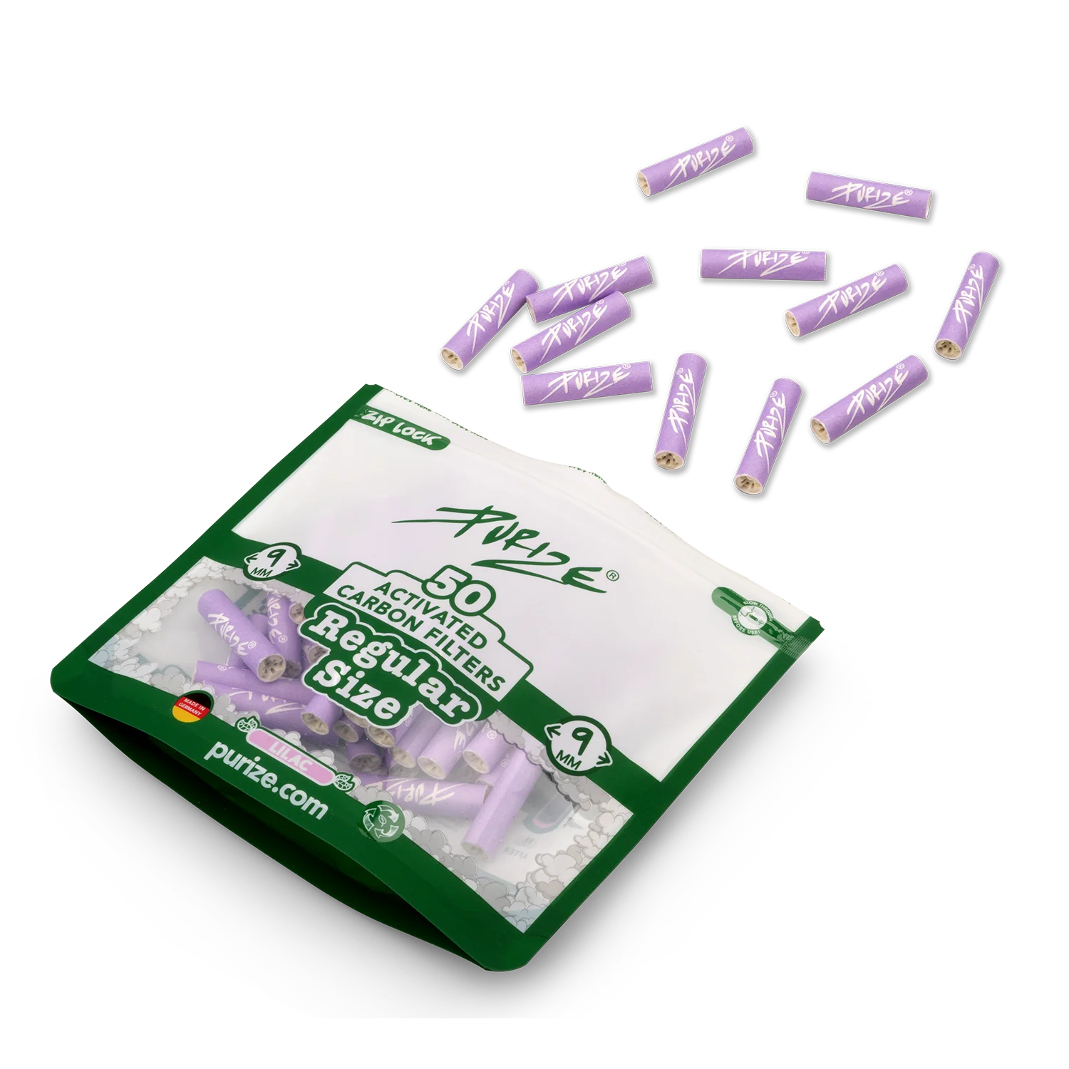 Purize Regular size Lilac open