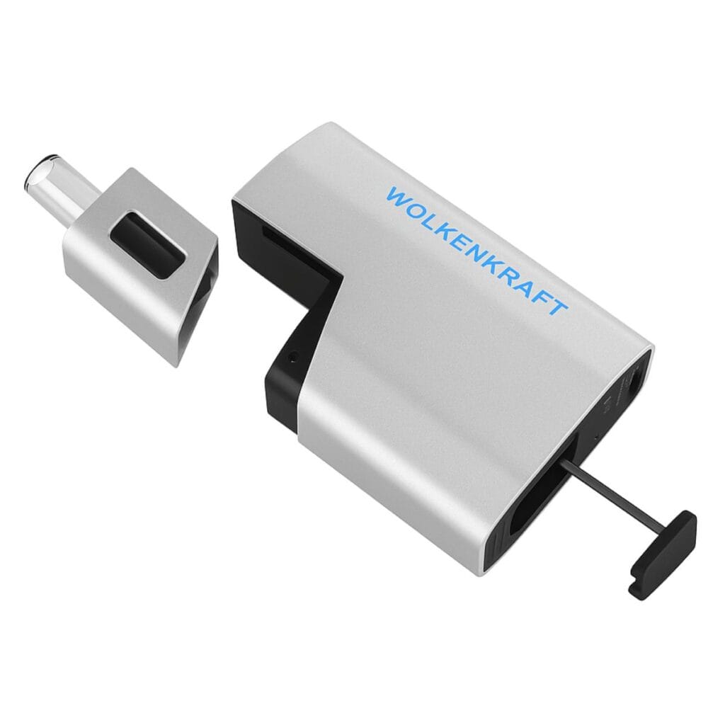 WOLKENKRAFT ARiS ULTRA Dry Herb Vaporizer Gun Metal Open 2