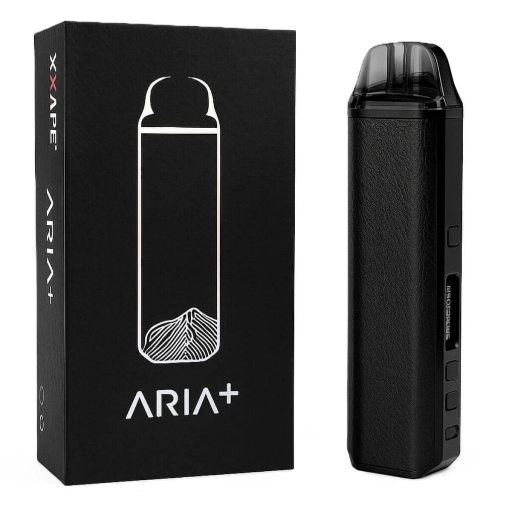 Xvape Aria Dry Herb vape Gothic Black box