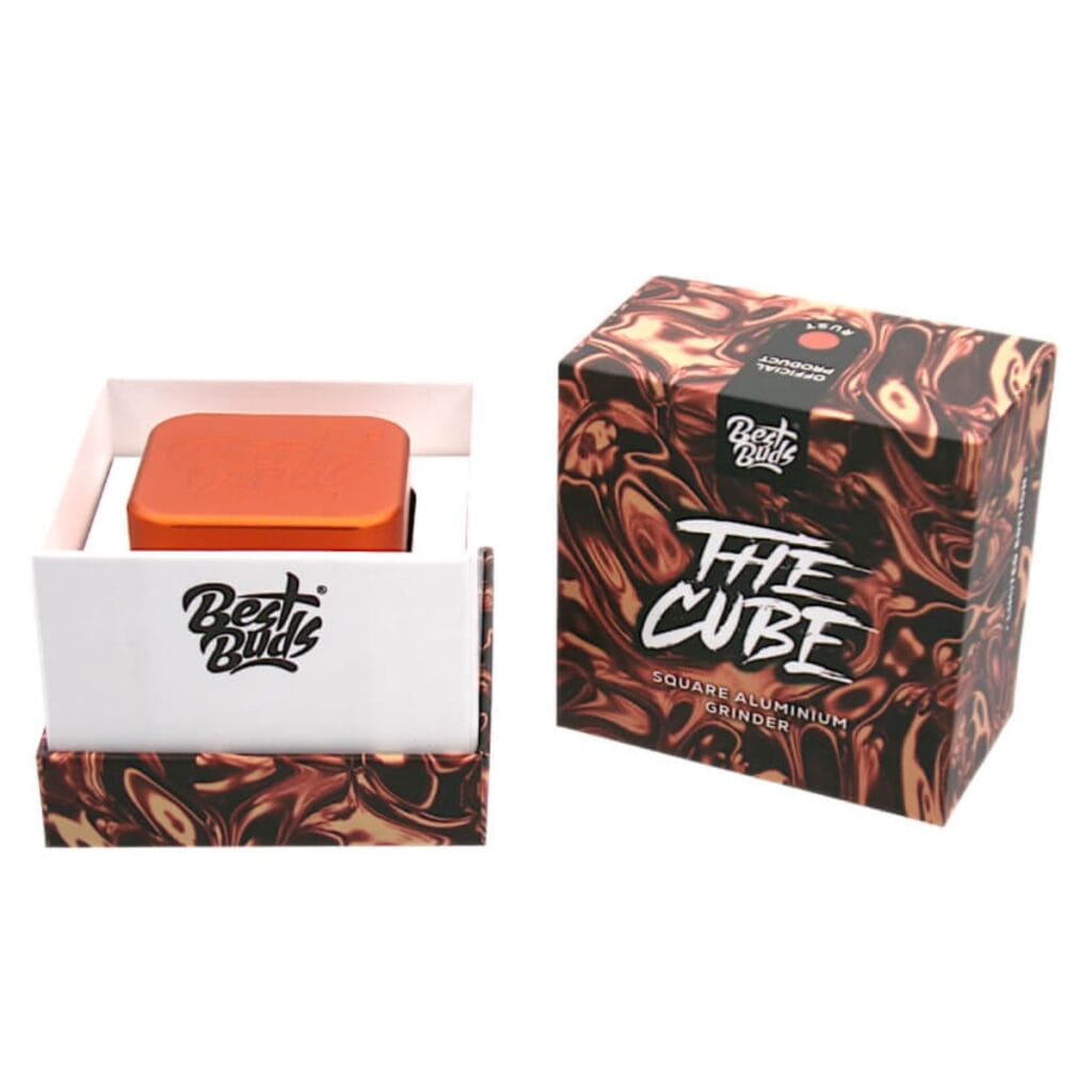 Best Buds The Cube Rust box open 2