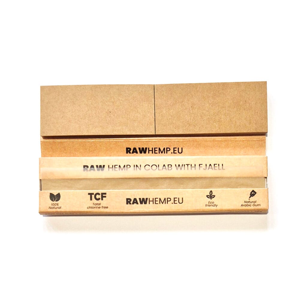 Raw Hemp Rolling Paper open booklet