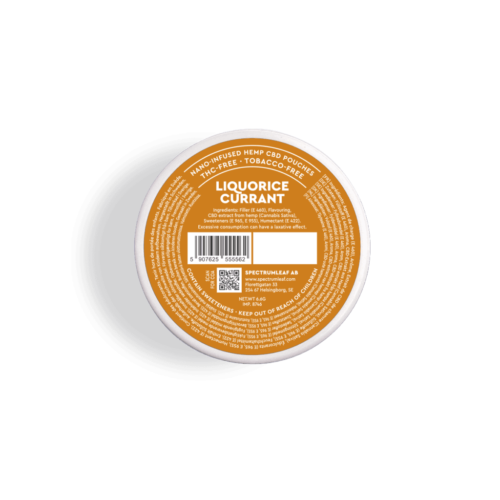 Voon Liquorice Currant back