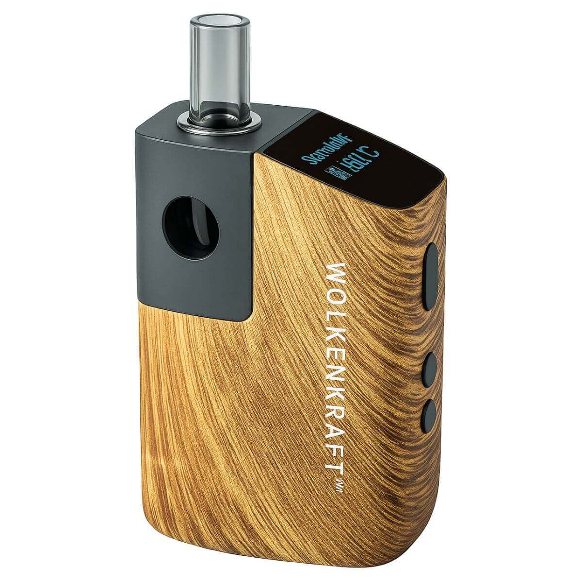 Wolkenkraft fx mini dry herb vaporizer wooden side 2