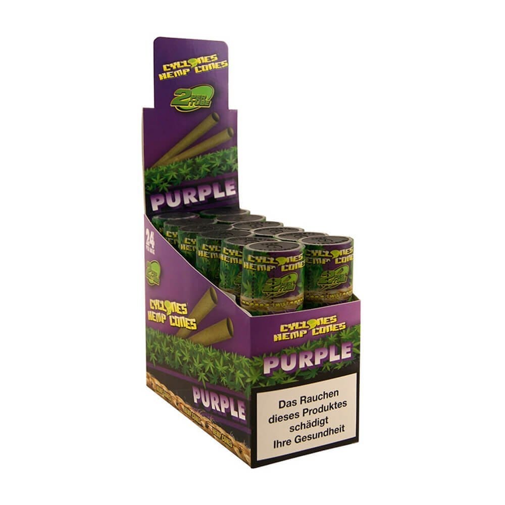 Cyclones Hemp Cones Purple