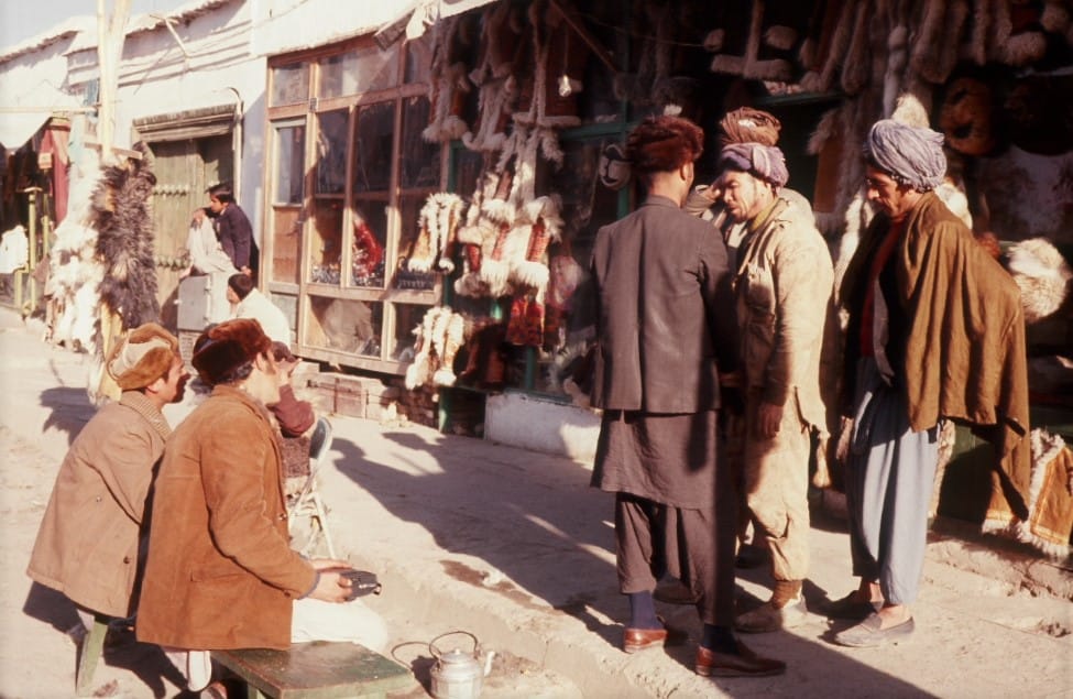 Chicken Street i Kabul i november 1975