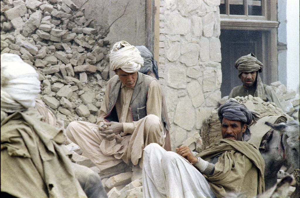 Gatubild från Herat i Afghanistan 1974