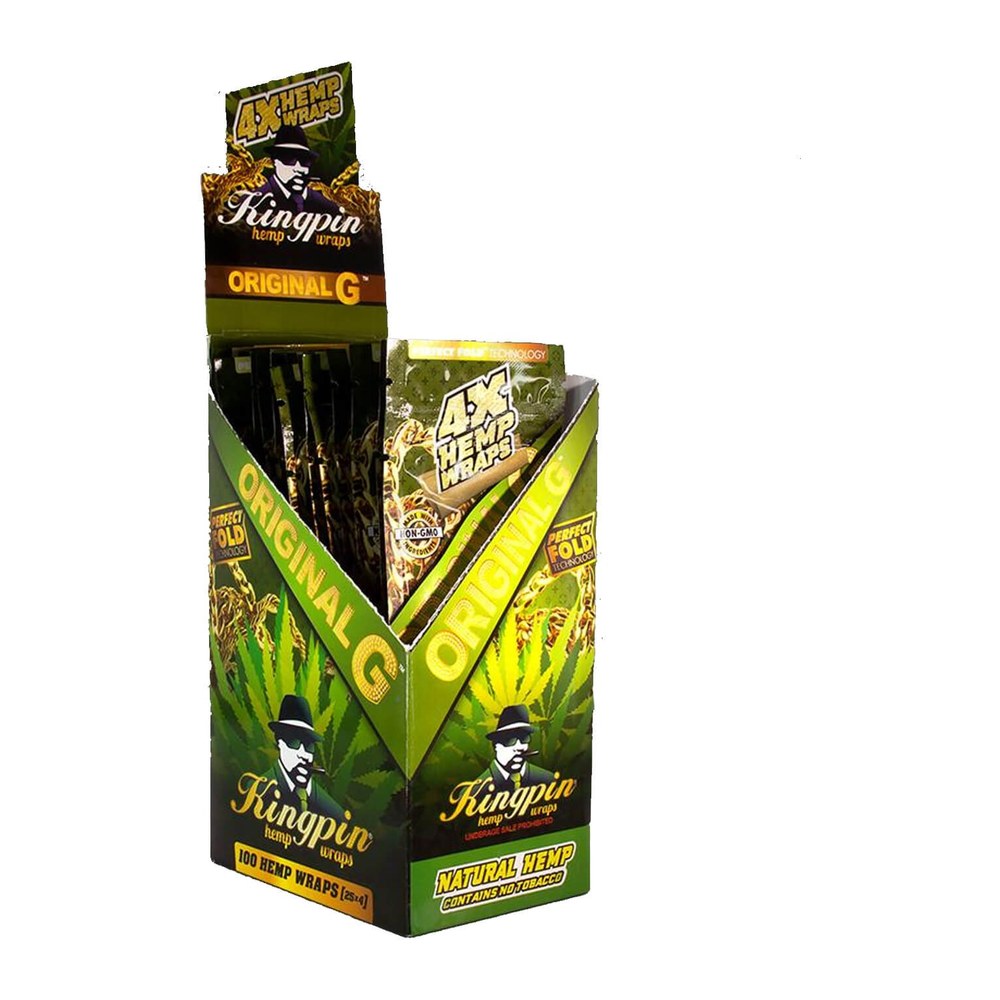 Kingpin Hemp Wraps Original i display