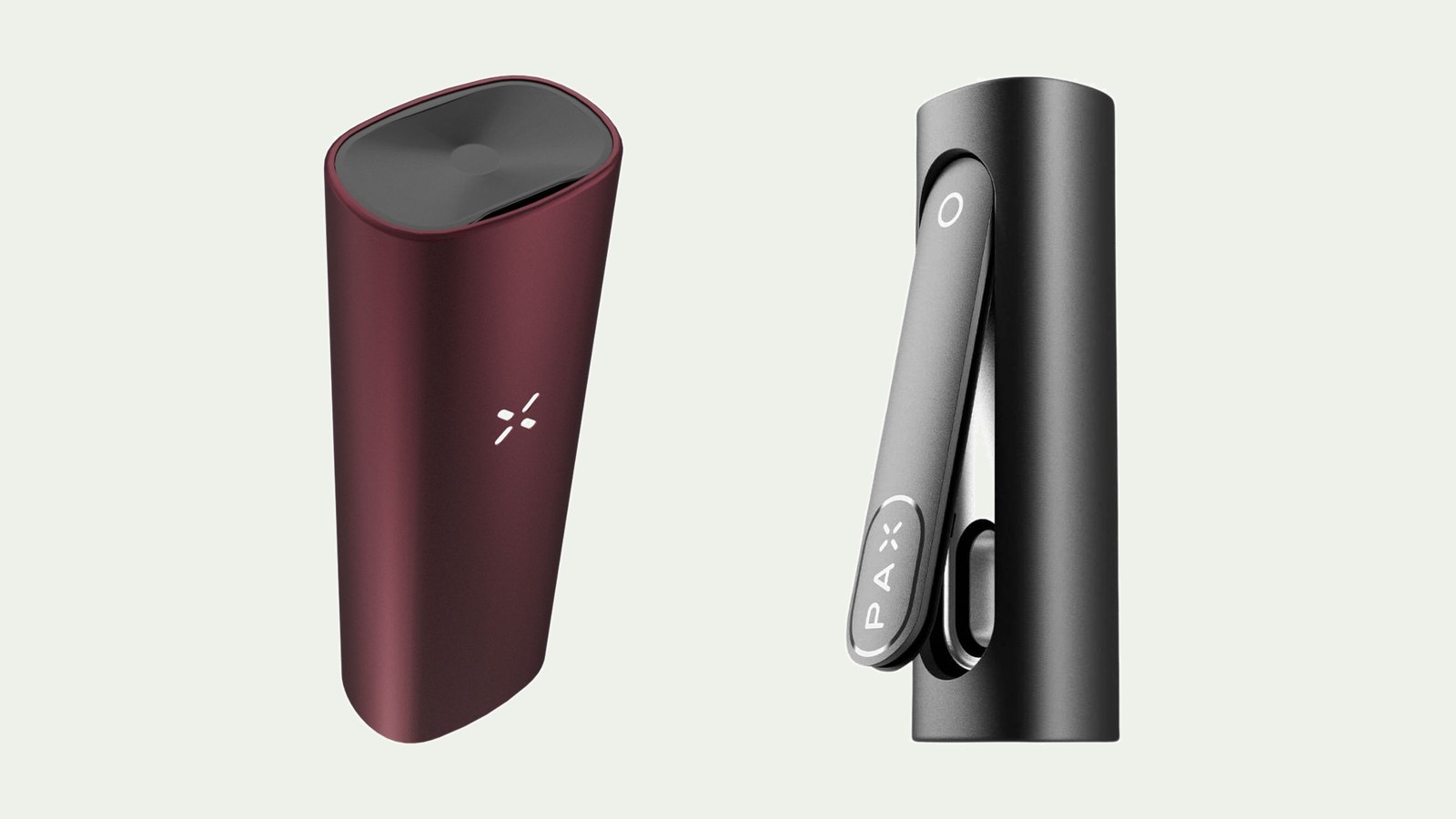 PAX Mini 2 i Oxblood och PAX Flow i Onyx