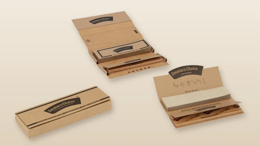 Smokers Choice Smokerspack, Combipack och Rollingpack i naturbrunt