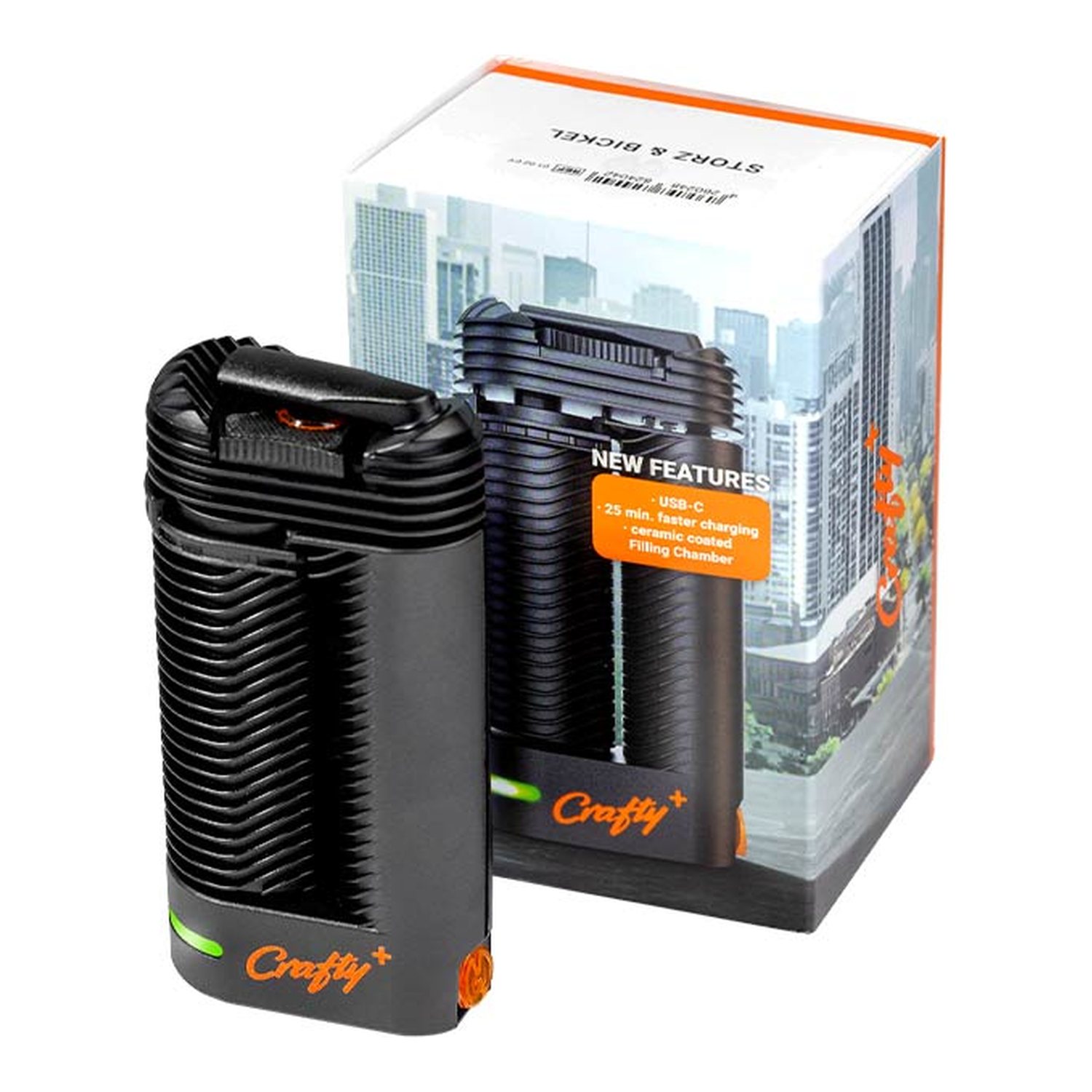 Storz & Bickel Crafty+ vaporizer med förpackning