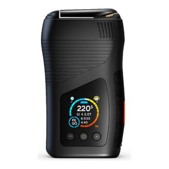 WOLKENKRAFT LIVE vaporizer framifrån med färgdisplay