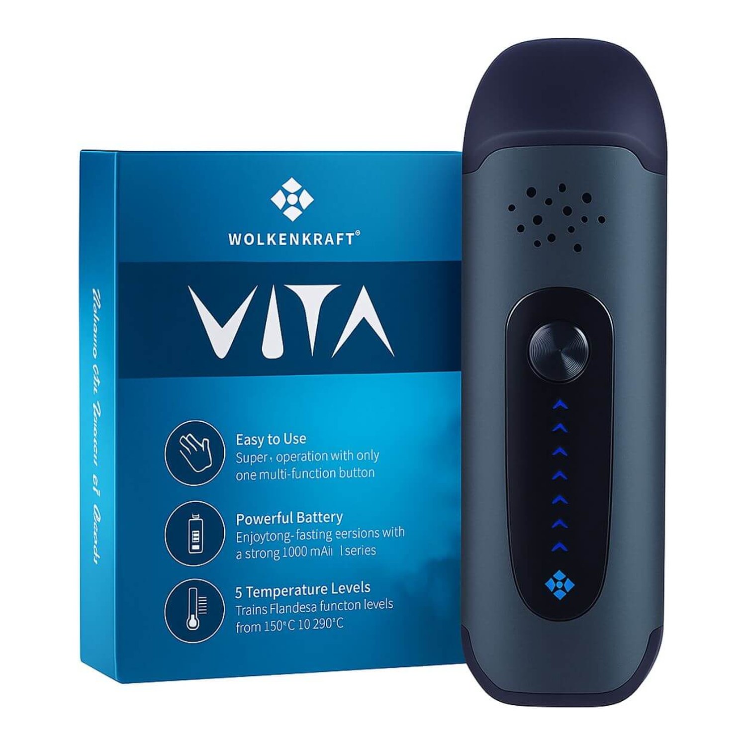 WOLKENKRAFT ViTA Night Blue med förpackning