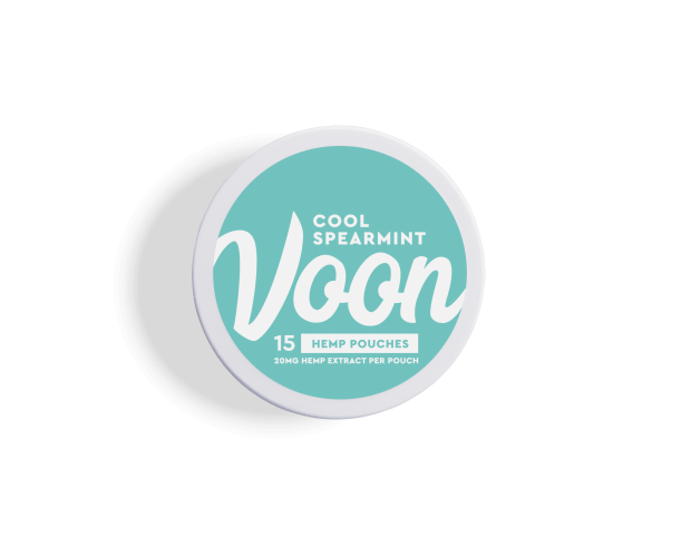 Voon Cool Spearmint CBD slim pouches